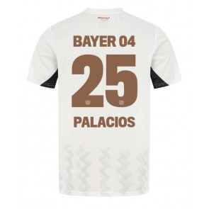 Bayer Leverkusen Exequiel Palacios #25 Replika Udebanetrøje 2024-25 Kortærmet